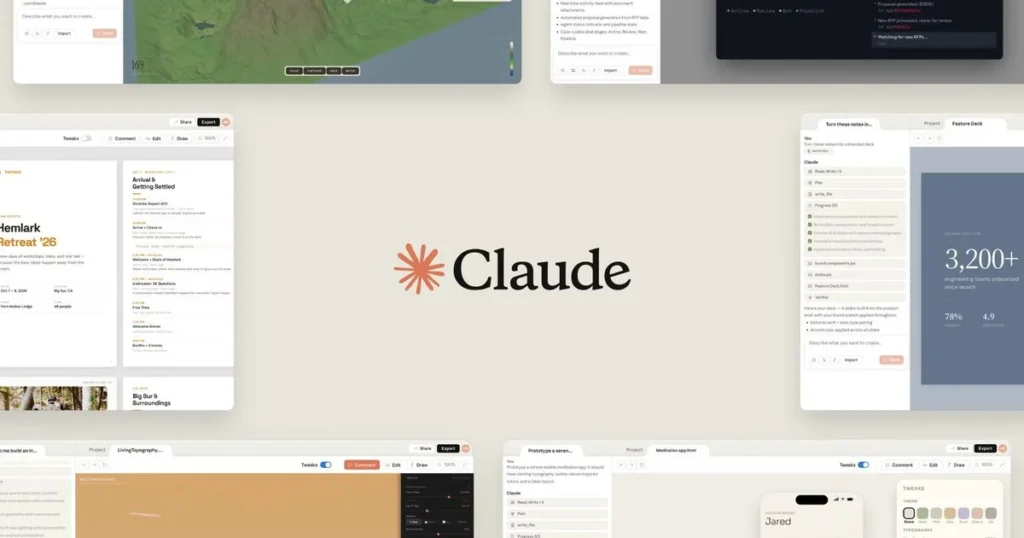 Anthropic: Claude design készít AI