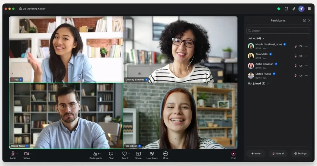 Videómeeting közben ellenőrzi, ember vagy