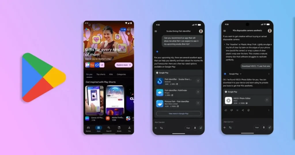 Google Play: TikTok-szerű előnézetek és AI