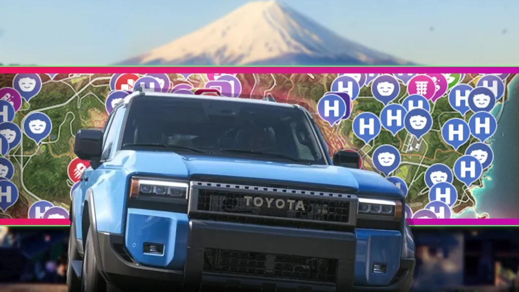 Forza Horizon 6: Interaktív Japán térkép a felfedezéshez Forza Horizon 6: Interaktív Japán térkép a felfedezéshez