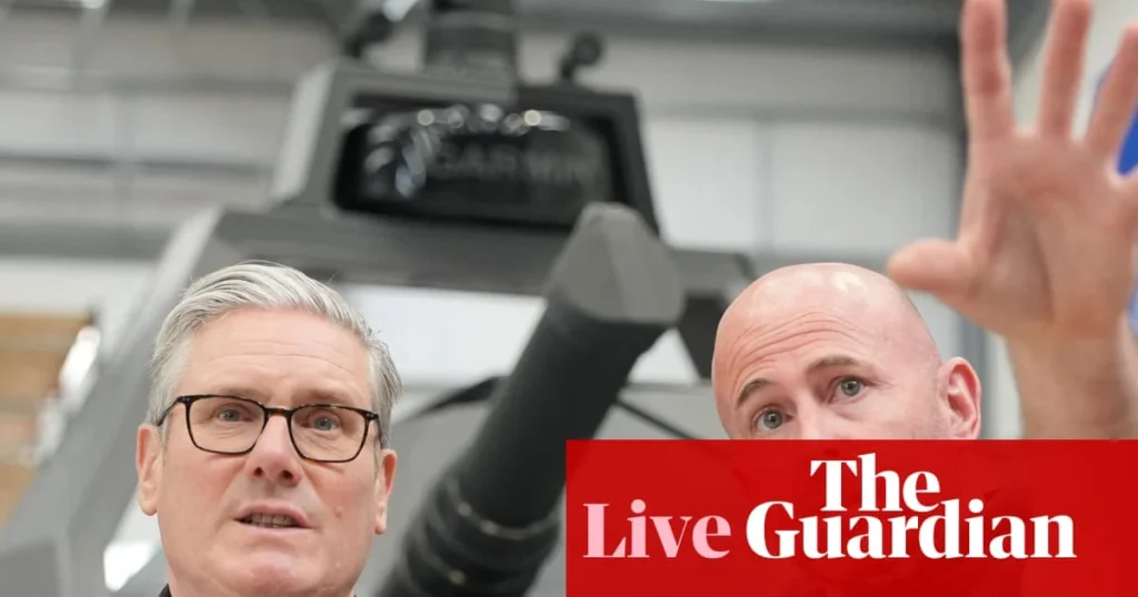 Starmer defends investment on defence as he vows to fight any leadership challenge – UK politics live