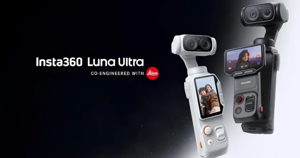 Insta360 Luna Ultra: 8K felvétel és profi stabilizálás