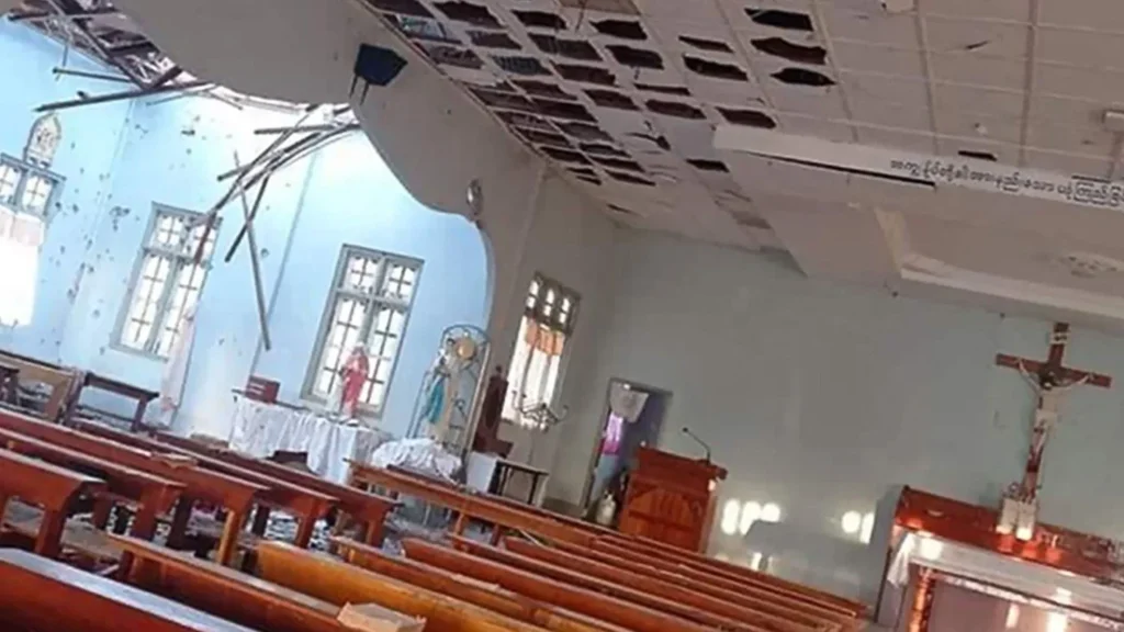 Visszatért a Krisztus Király székesegyház Myanmárban – reményt hozó temp
