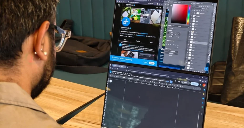 I used ASUS&rsquo; dual-screen laptop as a portable creative station, and my desk PC started collecting dust